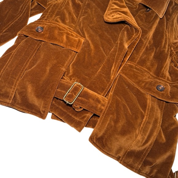 Free People x Nicholas K Velvet Turin Jacket In Sienna - Picture 10 of 16